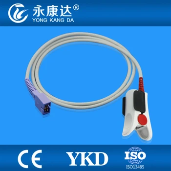 

Biolight M700/M800 Adult Finger Clip pulse oximeter spo2 sensor, DB9pins