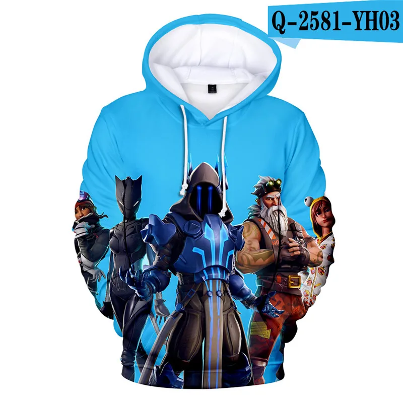 

3D Hoodie Fortnight Costume Tracksuit 2019 Women Clothing Battle Royale Kid Clothes Game Clothes Harajuku Popular Clothings