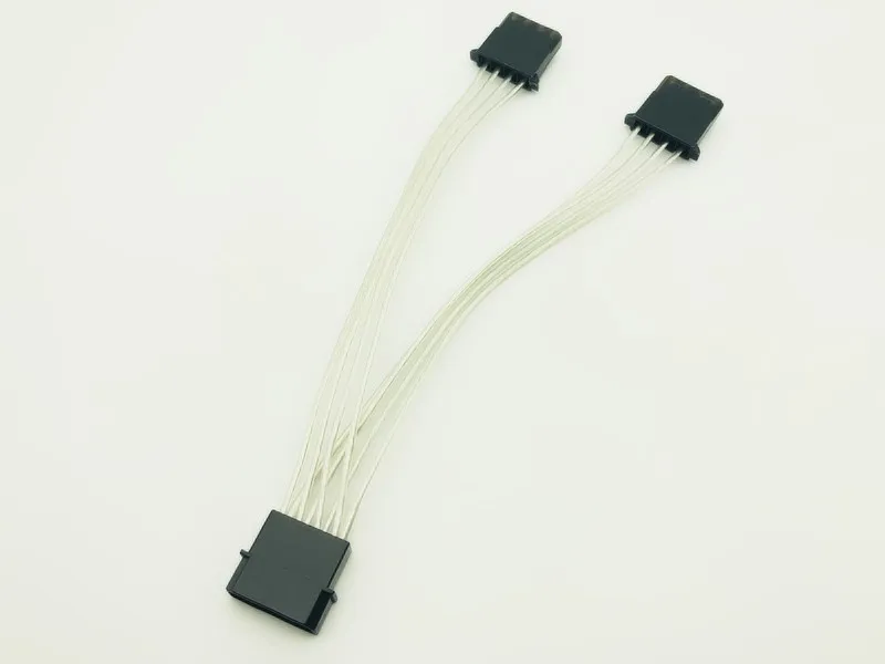 Кабель адаптер Molex с 4 контактным разъемом 2 портовым кабель переходник для