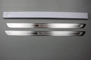 

Stainless Steel Door Sill Scuff Plate For Volkswagen Scirocco MK3 2009-2012