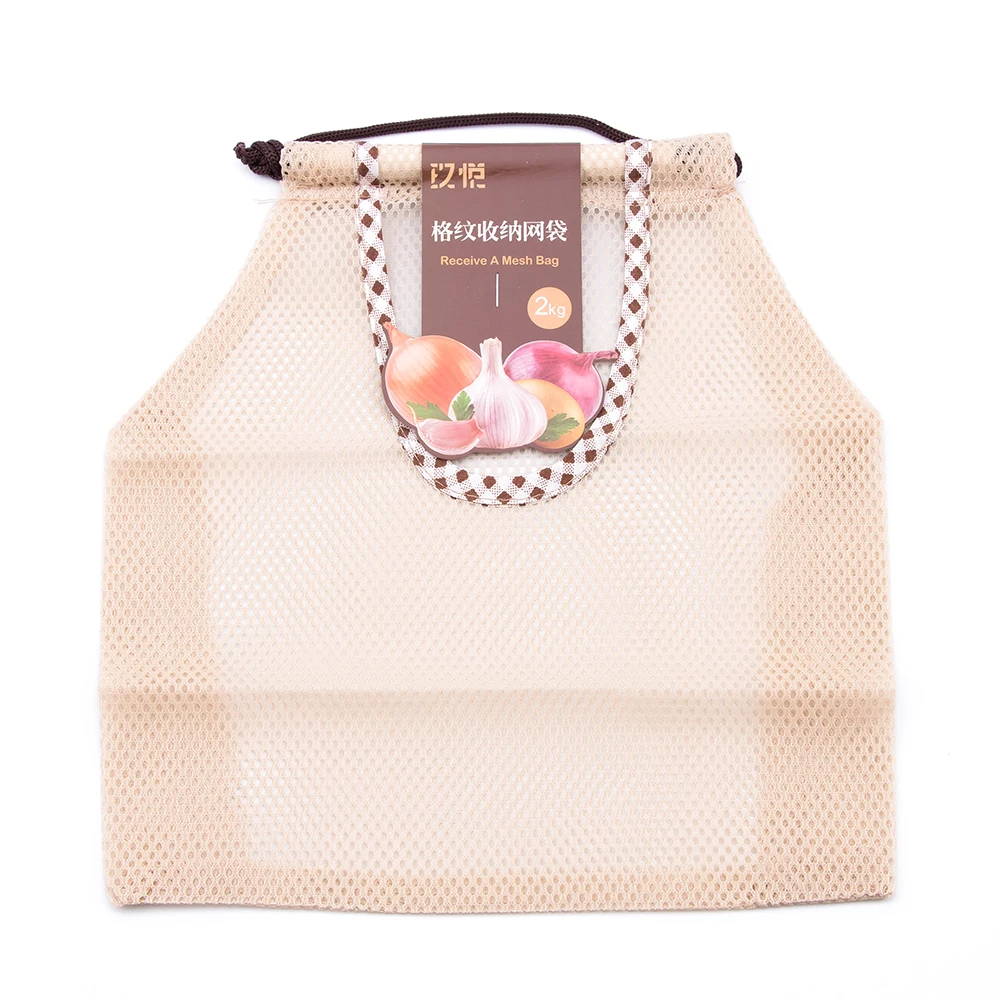 

Reusable Hanging Mesh Bag For Storage Onion Fruit Vegetable Garlic Net Bags Kitchen Bath Accessories Organizer Basket