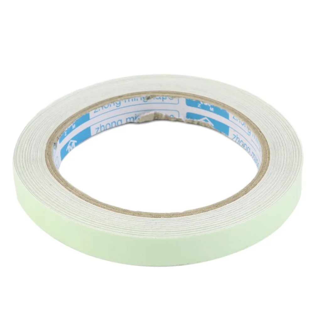 

10M 12mm Luminous Tape Self-adhesive Warning Tape Night Vision Glow In Dark Safety Security Home Decoration Luminous Tapes