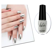 Цветной зеркальный Полировочный металлический лак из нержавеющей стали для ногтей 6 мл