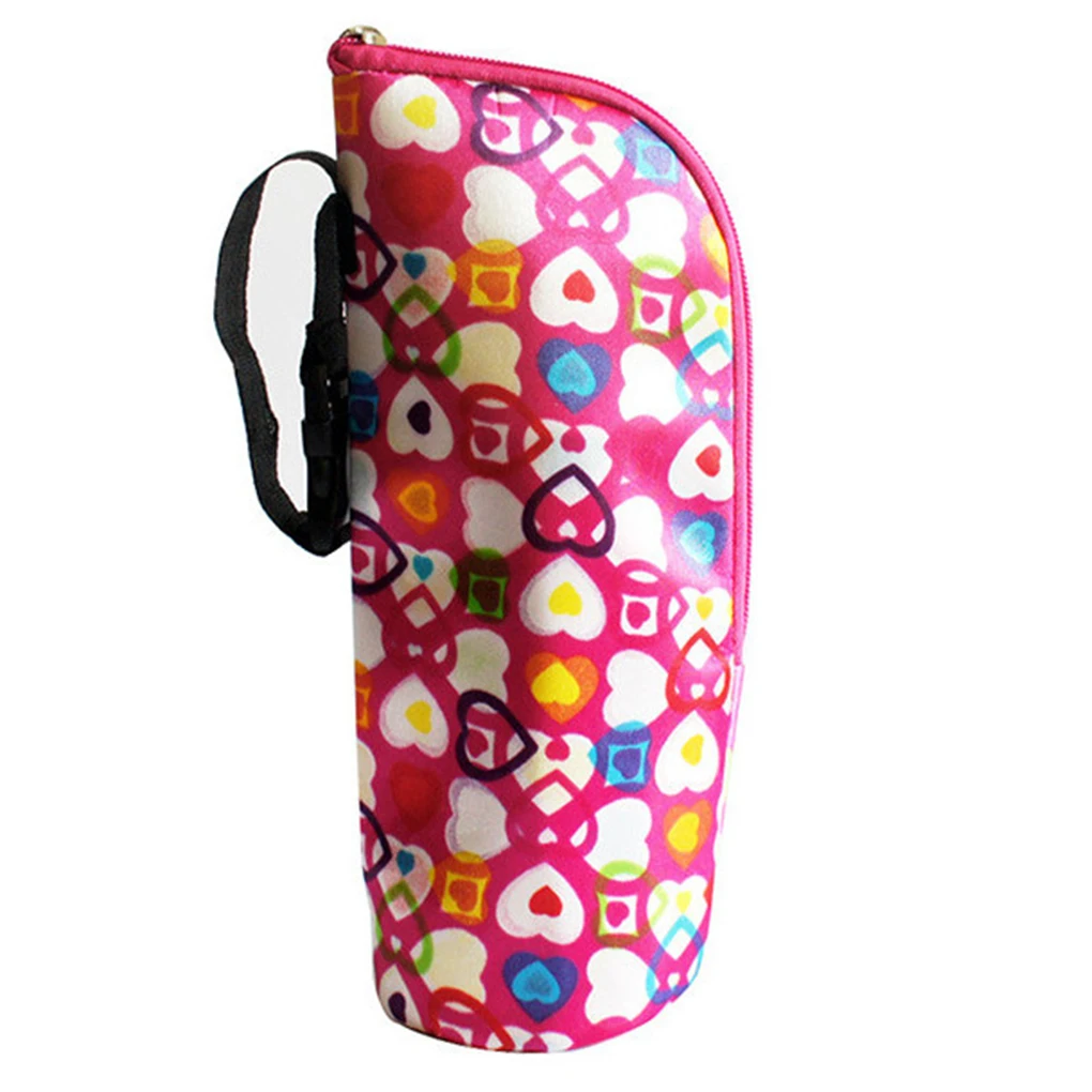 Детские термоизоляционные сумки для бутылочек для кормления 300-350 мл, ручная коляска, высокое качество, сумка для коляски из алюминия - Цвет: C