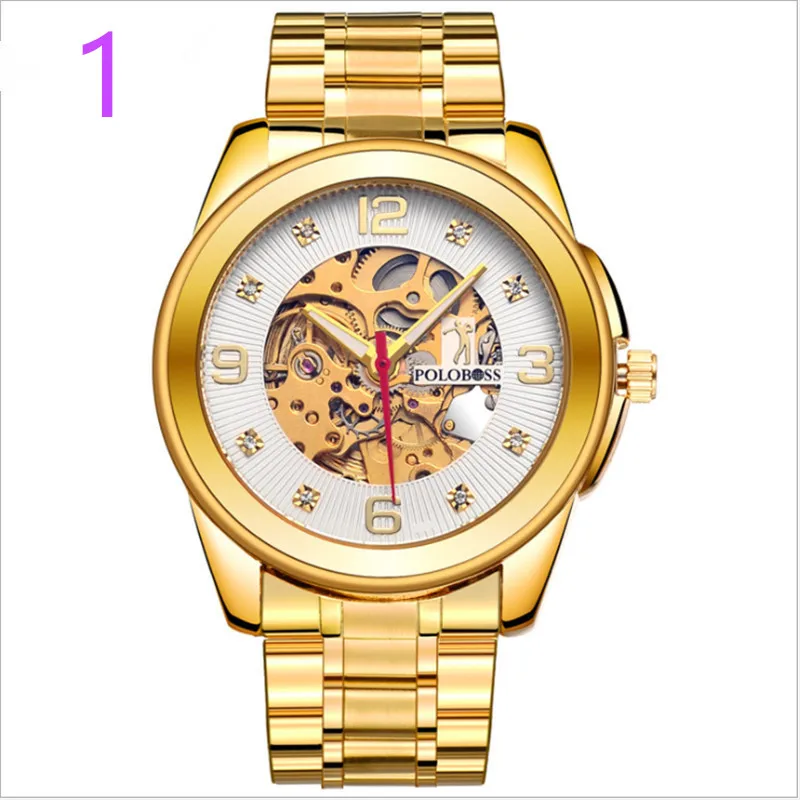 

Brand Luxury Sport Quartz Watch Men Business Stainless Steel Silicone Waterproof Wristwatch.07