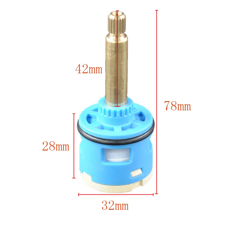 

POIQIHY Faucet Diverter Cartridge Valve Switch Mixer Ceramic spool 2 way 3 Way Catridge For Kitchen Basin Bathroom Faucet Valve