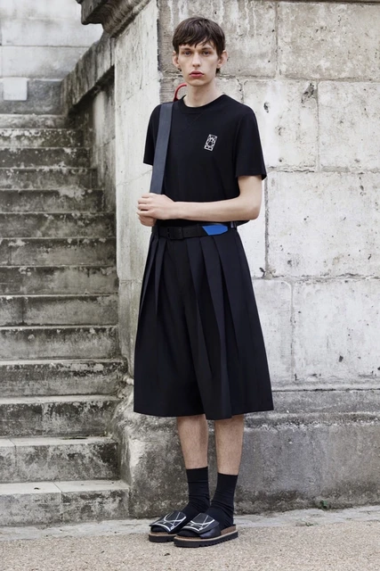 2017 New men's clothing fashion wide leg pants loose