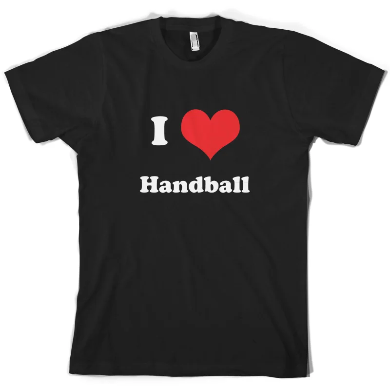 I Love Handball-Мужская футболка-10 цветов-Бесплатная доставка в Великобританию! Мужская