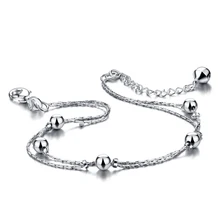 Fashion jewelry of anklet for women fashion accessories foot jewelry 925Sterling silver Acceptable wholesale