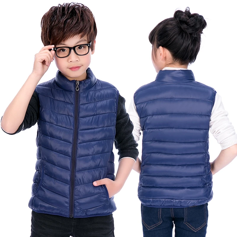 Children Clothing Boys Girls Warm Waistcoats Baby Autumn Winter Outerwear Coats vests KidsToddlers Thick Padded Warm Jackets