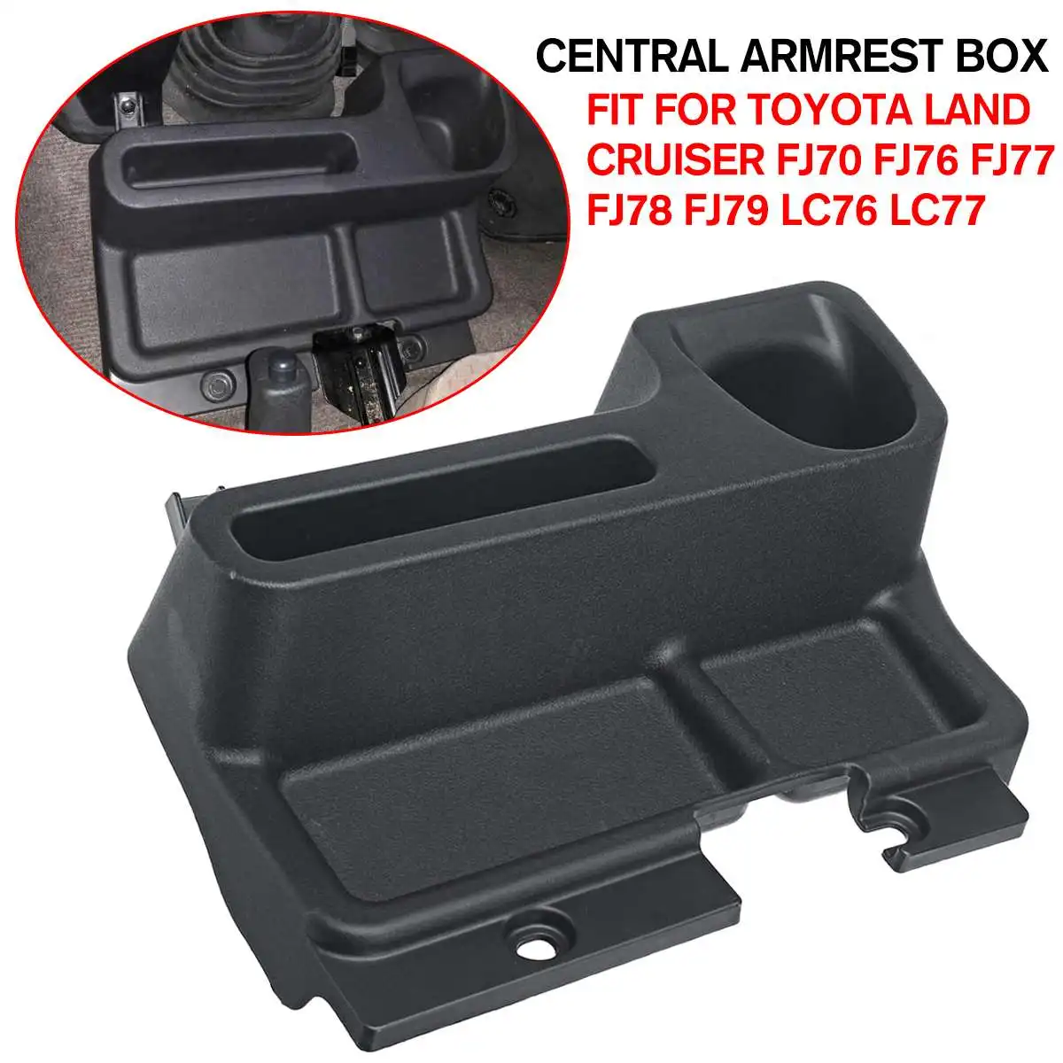 

Car Accessories Plastic Storage Box Tray Insert Center console Box For Toyota Land Cruiser FJ70 FJ76 FJ77 FJ78 FJ79 LC76 LC77
