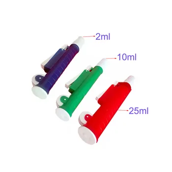 

2ml,10ml,25ml Pump Pipette Green,Red, Blue Laboratory supplies Pipettes