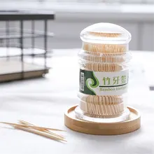 Портативный деревянный Tandenstokers зубочистка из натурального бамбука для домашнего ресторана гостиничные продукты зубочистки инструменты зубочистки коробка