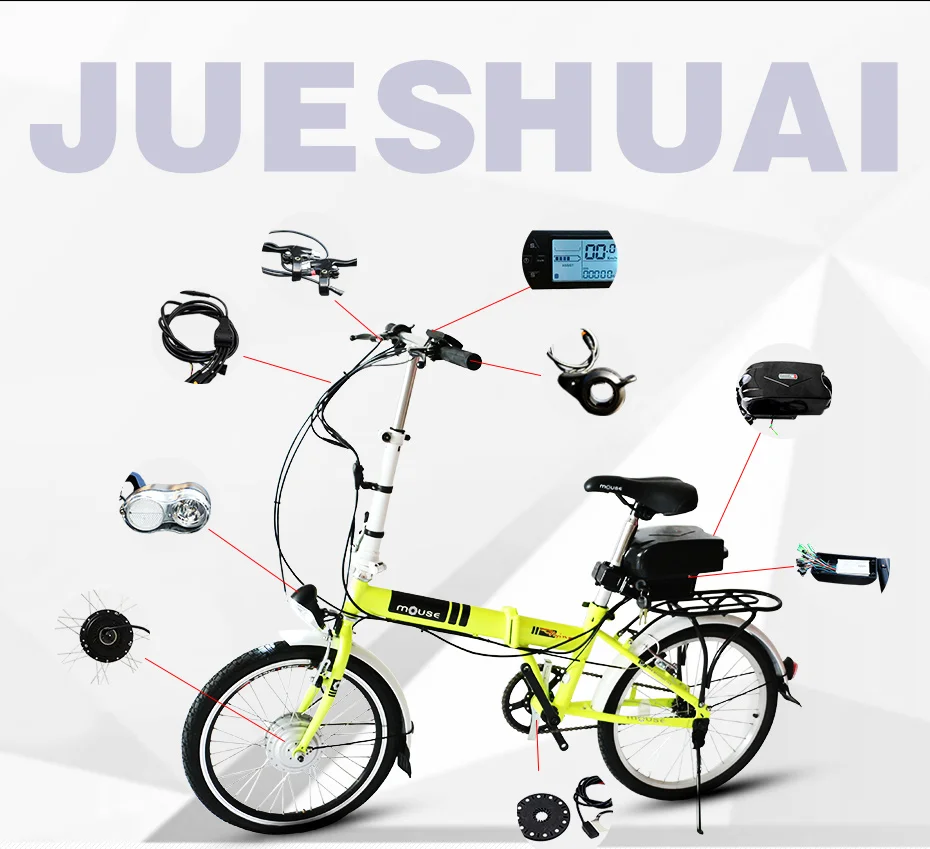 Электровелосипед, 48 В, 350 Вт, 500 Вт, комплект для мотора, электрический велосипед, конверсионный комплект для 20, 26, 700C, 28, 29 дюймов, переднее колесо