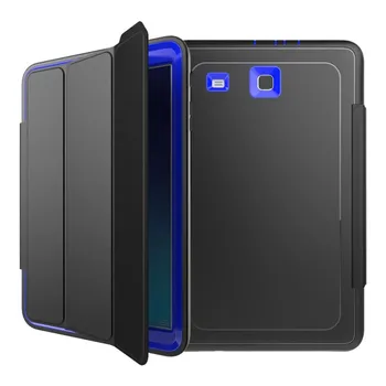 

Full Protector Folio Cover For Samsung Galaxy Tab E 9.6 T560/T561 Hybrid Stand PC Armor Case 30PCS/Lot