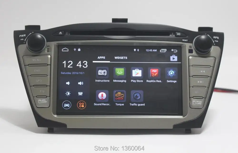 Discount Nedehe Android 9.0 octa core+4G RAM for Hyundai iX35 Tucson 2009 2010 2011 2012 2013 car dvd gps radio stereo 2 din dvd Wifi 1