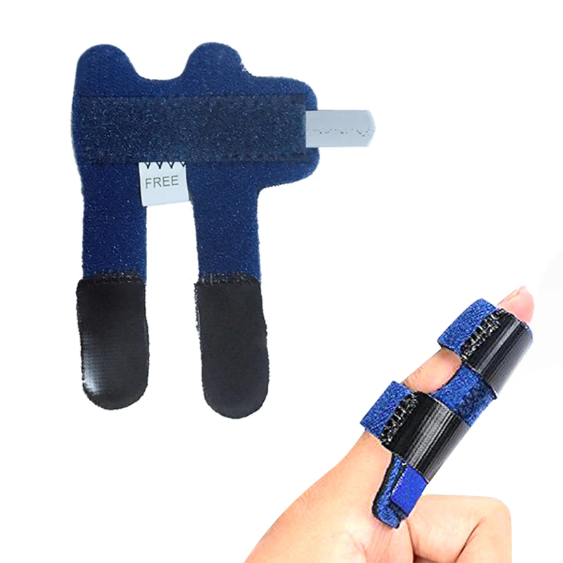 1 Pcs Finger Splint Fracture Protection Brace Corrector Support Relieve Pain Adjustable Tape Bandage Built-in Aluminium