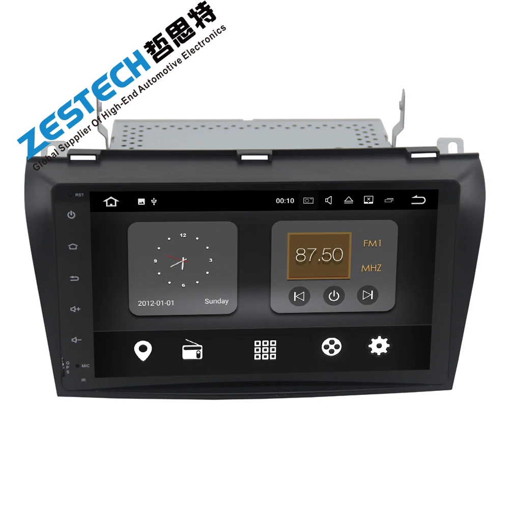 Discount Android 7.1 4-core 2 +16 GB Memory car radio gps multimedia for mazda 3 2004-2009 with WifFi/Bluetooth/Radio/gps navigation 1