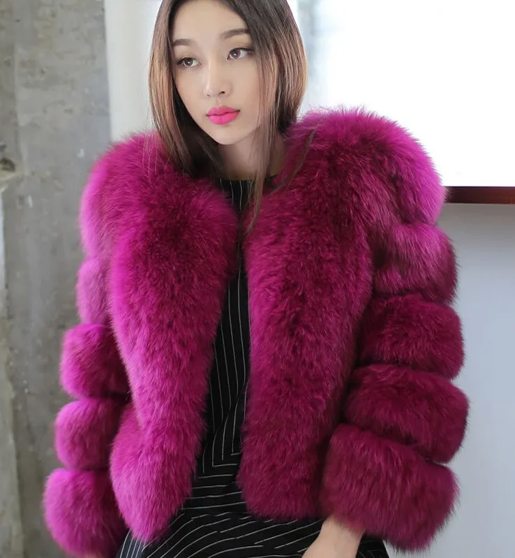 Женское зимнее пальто из искусственного меха, плотная верхняя одежда, цветная куртка 6610