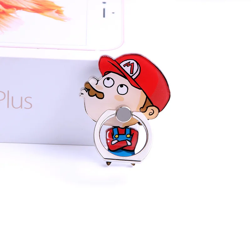 New Cute Cartoon Mouth Tongue Acrylic Ring Deduction Lazy