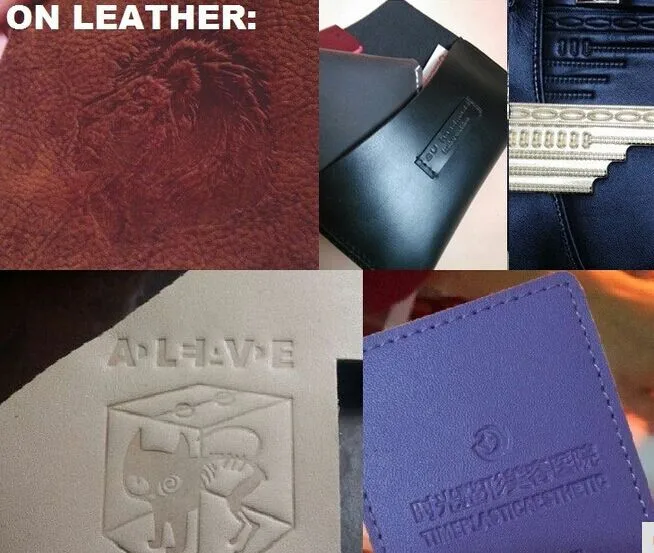 hot stamping on leather1