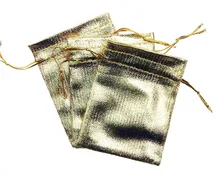 500 unids 13*18 cm bolso de lazo bolsas de mujer de la vendimia de oro para La Boda/Fiesta/de La Joyería/de la Navidad/bolsa de Envasado Bolsa de regalo hecho a mano diy