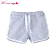 Шорты ярких цветов для девочек; повседневная детская пляжная одежда для мальчиков; свободные шорты; короткие шорты для девочек