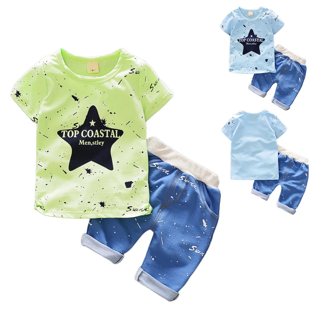 

Janedream Summer Infant Baby Boy Fashion Cartoon Clothes Sets Kids Tops Boy Clothing Suit Outfits Children Clothing Suits#279123