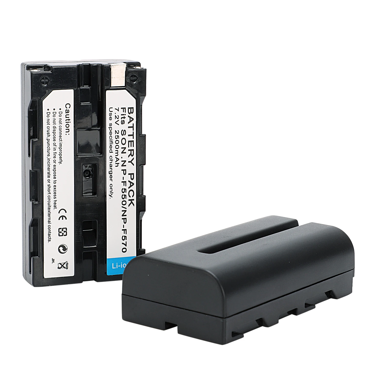 Replacement Battery x2 and LCD display Single Charger USB Charger for Sony NP FM50 NP FM55H