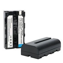 Replacement Battery(x2)and LCD display Single Charger USB Charger for Sony NP-FM50 NP-FM55H NP-F500H NP-F330 NP-F770 NP-F750 N