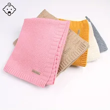 Детская вязаная пеленка Обёрточная бумага новорожденных вязаная крючком для девочек, для мальчиков, с марлей, маленьких девочек мягкое теплое одеяло, Постельное Белье для сна, накидка для автомобильного сиденья