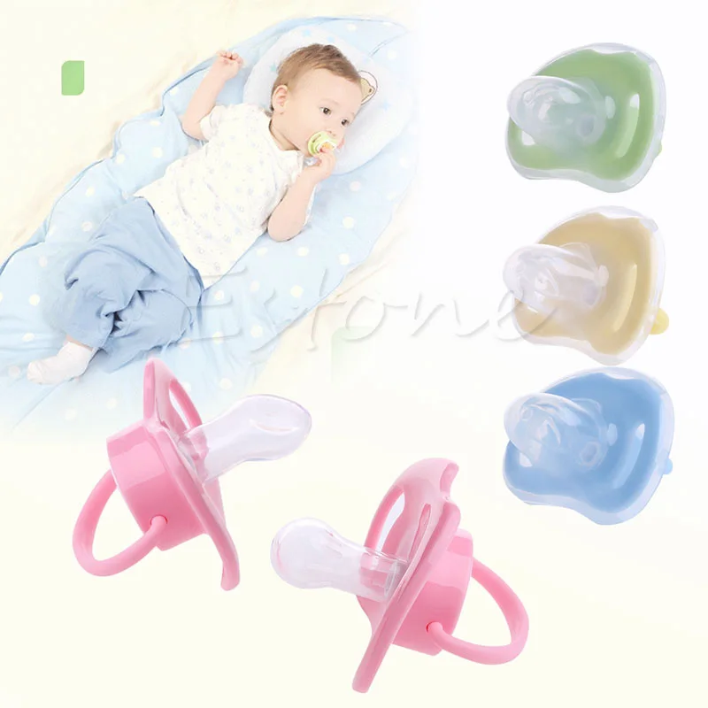 New 1Pc Baby Pacifier Baby Pacifier Clips Nipple Infant Fashion Soother