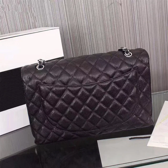 

Classic Plaid Lady Tote 2019 High Quality Leather Caviar Color Tote Chain Female Crossbody Bag