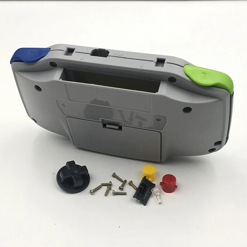 10 комплектов Замена для SNES SFC Edition серый корпус оболочки кнопки крышки для Nintendo Gameboy Advance GBA