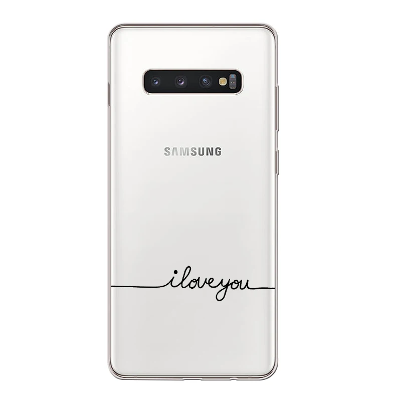 Чехол ciciber French Love Amor для samsung Galaxy S9 S8 S7 S6 S10 S10e S10+ Edge Plus S5 Mini мягкий чехол для телефона из ТПУ