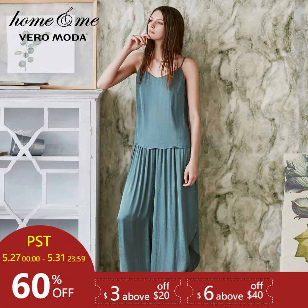 

Vero Moda Wide-leg Elasticized Waist Casual Pants |3174P7503