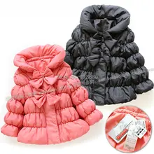Free shipping new 2014 children’s winter jacket baby clothing girls winter coat warm baby outerwear fashion cotton-padded jacket