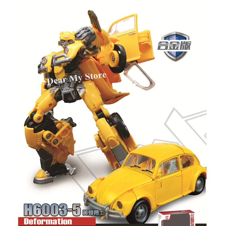 

Transformation Black MB BMB H6003-5 H6001-3 yellow bee 28cm oversize SS18 action figure robot toys Boys Gift