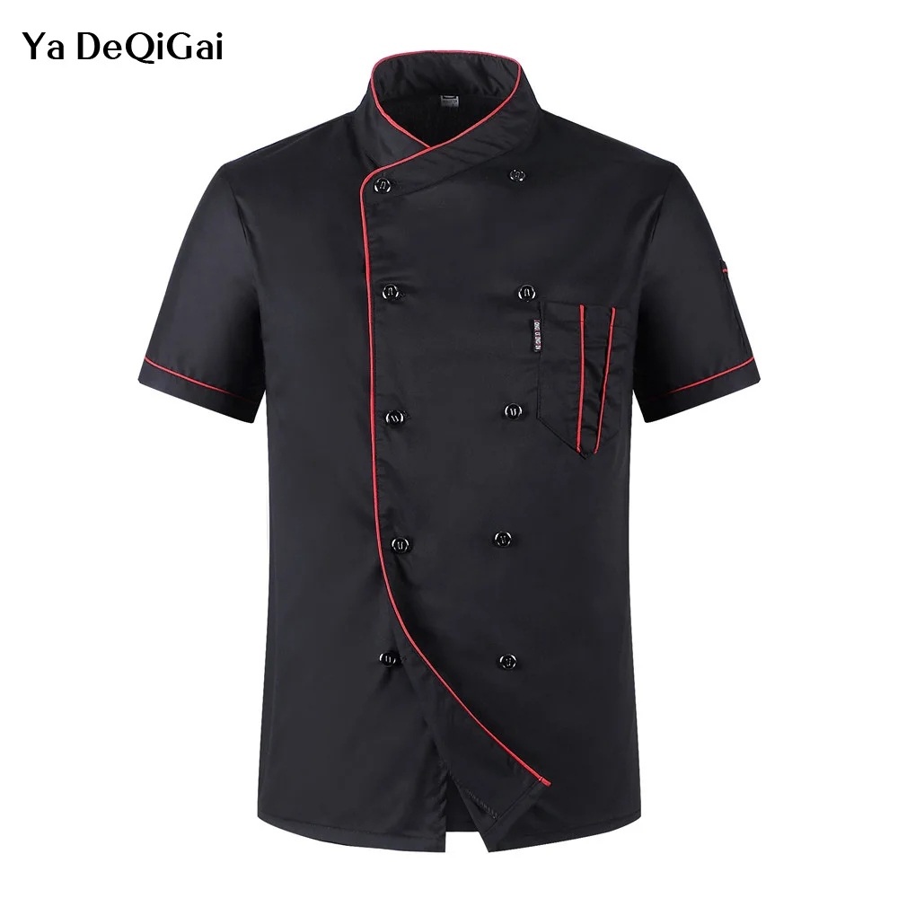 Unisex Food service chef uniforms restaurant Hotel wholesale Cotton