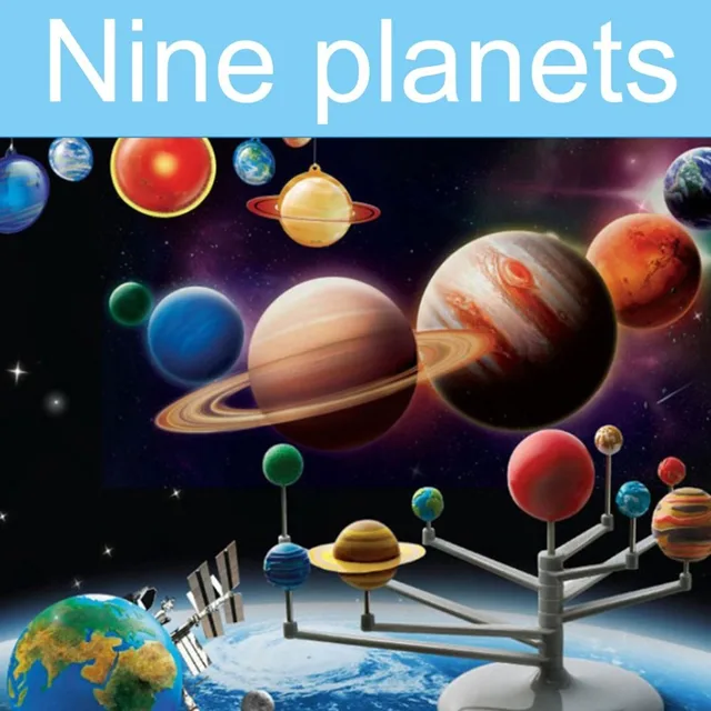 DIY Early Educational Toys Nine in Solar System