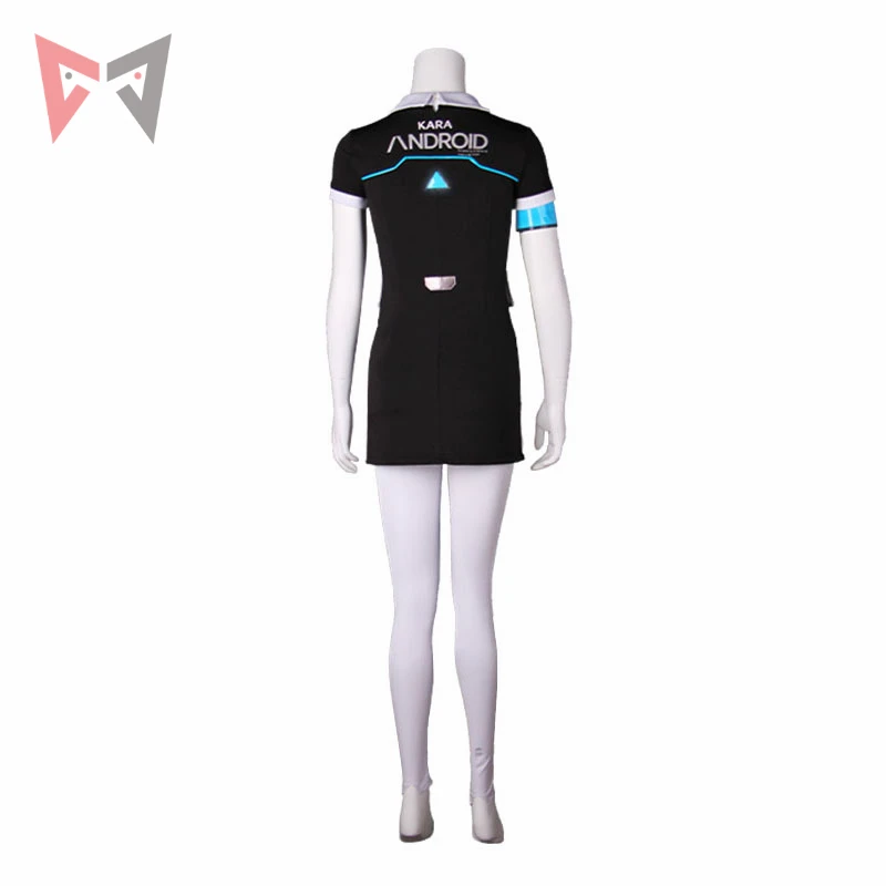 Game Detroit: Become Human KARA cosplay costume Code AX400 Agent Outfit Girls Cute Dress Halloween Carnival Uniforms Top+Pants
