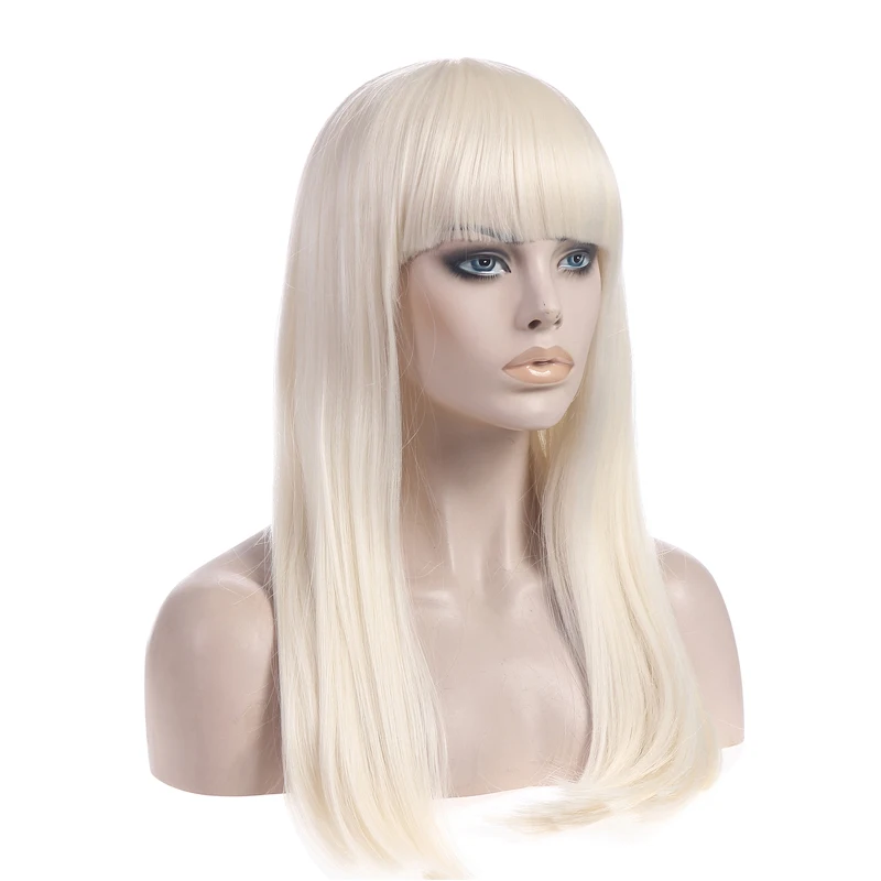 Blonde Wig Bangs Halloween Long Blonde Wigs Bangs Blonde Wig Spirit