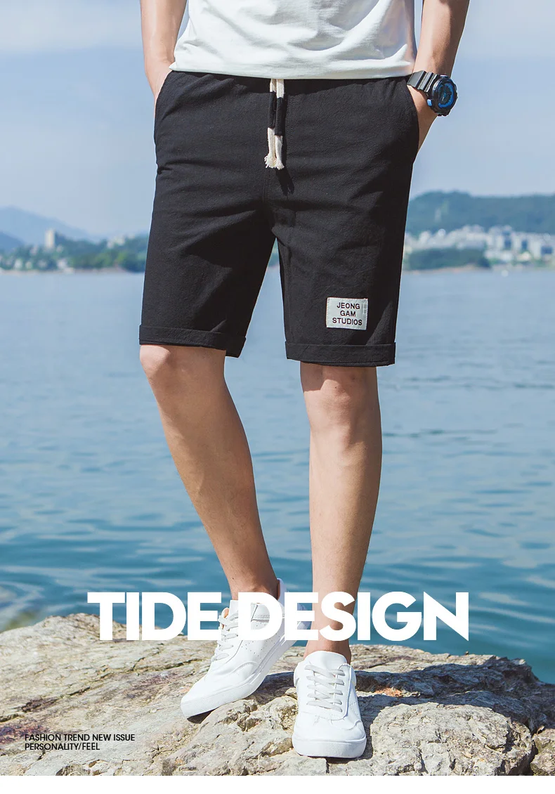 best casual shorts 2022 Summer Home Casual Shorts Men ,fashion Plus Size Mens Loose Cotton Shorts , Comfortable Breathable White Shorts Male  S-5XL best casual shorts