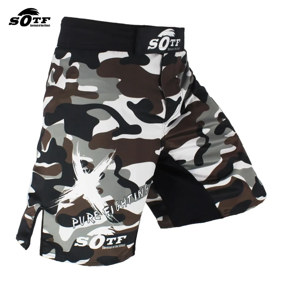 Boxing Fighting Fighting Breathable Shorts Muay Thai Camouflage