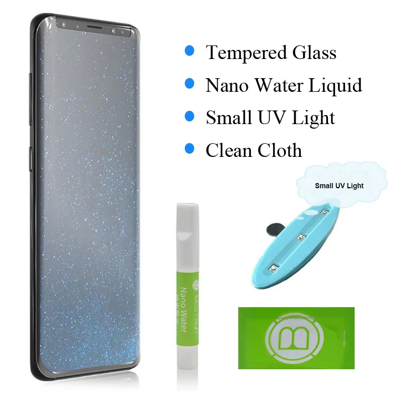 Accesfine Nano Water Liquid Full Glue Screen UV Glue 3D Tempered Glass