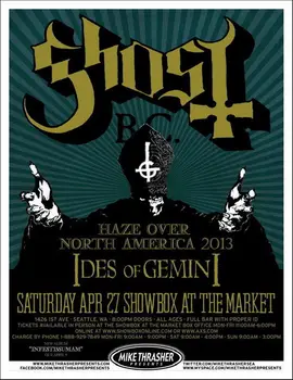 

004 Ghost - Swedish Heavy Metal Band Music 14"x18" Poster