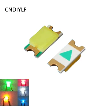 

100PCS Full Color SMD LED 1206 White Ice Blue R G B O For Car Light Fast Delivery Aliexpress Air Mail