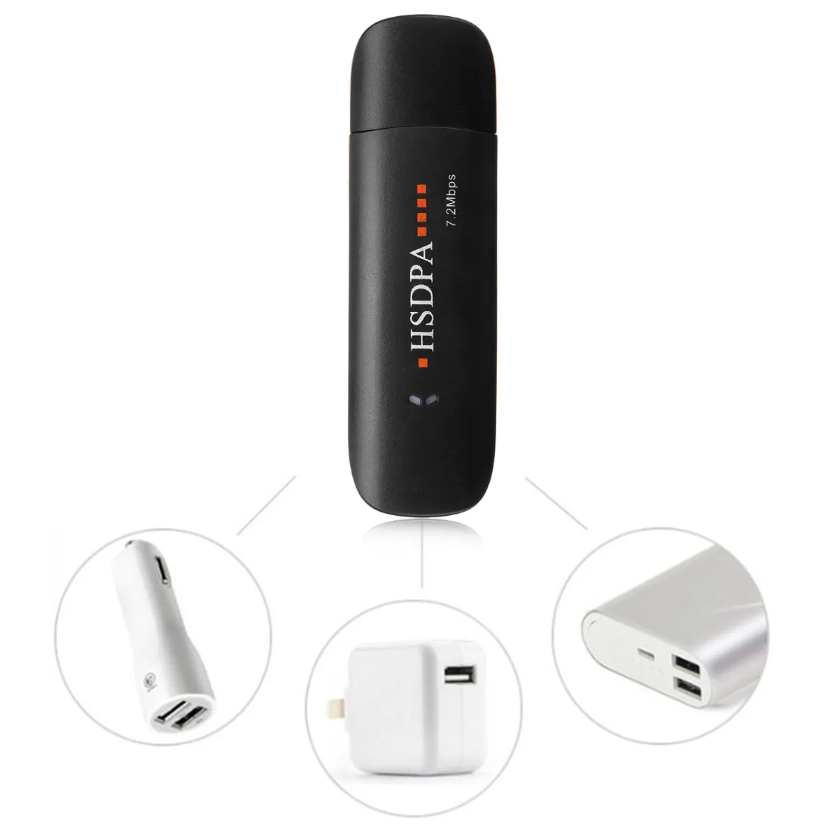 Мини usb-модем HSDPA \ HSUPA \ HSPA+ USB Dongle STICK sim-модем 7,2 Мбит/с 3G/4G беспроводной сетевой адаптер с TF sim-картой