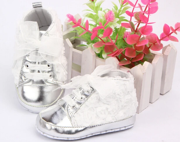 

First Walkers Baby Kid Girl Toddler Non-slip Soft Sole Crib Sneaker Shoes Prewalker Boots