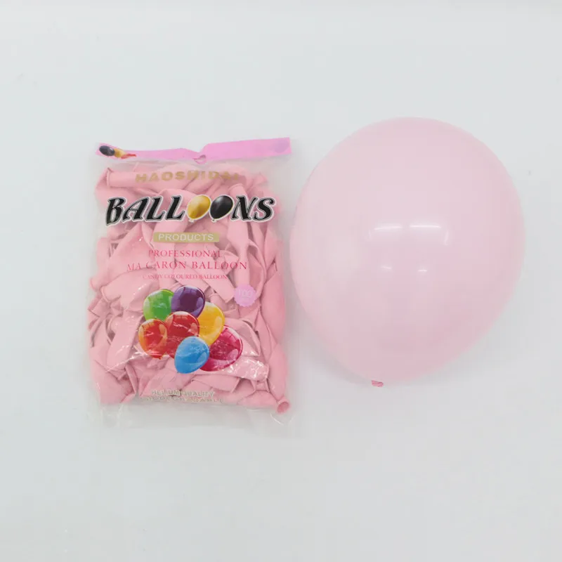 10 шт. 10 дюймов 2,3 г латексный шар цвета Макарон Свадебные украшения балоны для дня рождения ребенка День Святого Валентина декоративный шар - Цвет: Розовый